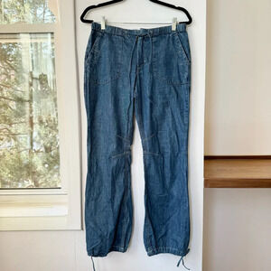 New Free People Barrel Drawstring Jeans XS